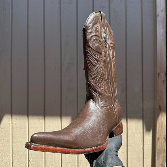 #45 Coffee Brown Deer Style Boot main image 5